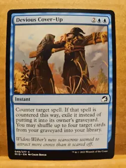 Devious Cover-Up MTG Innistrad See Description For Bonus Cards - Image 1