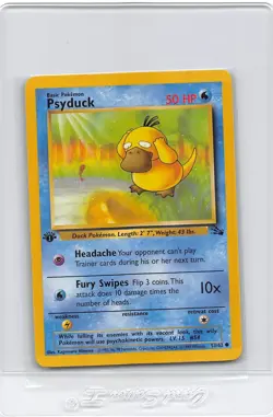 PSYDUCK 53/62 - 1ST EDITION - Fossil - Common - VINTAGE WOTC Pokemon Card - NM/M - Image 1