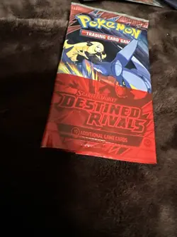 Pokemon TCG Destined Rivals Error Pack Booster Pack Factory Unsealed No Cards - Image 2