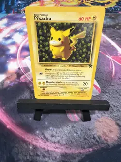 Pokemon TCG Ivy Pikachu Black Star Promo #1 Card Light Play Condition - Image 1