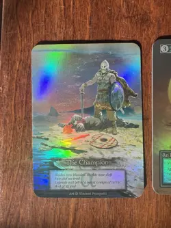 Sorcery: Contested Realm TCG The Champion Sorcery Alpha Promo Card Foil - Image 3