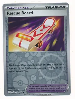 D451226 Pokemon Card Rescue Board #159 Temporal Forces Reverse Holo - Image 1