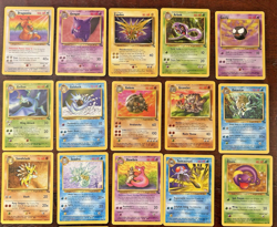 1999 Pokemon Cards ~ FOSSIL ~ Wizards WOTC ~ DRAGONITE GENGAR ZAPDOS ~ Lot of 29 - Image 2