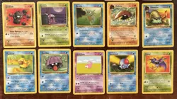 1999 Pokemon Cards ~ FOSSIL ~ Wizards WOTC ~ DRAGONITE GENGAR ZAPDOS ~ Lot of 29 - Image 3
