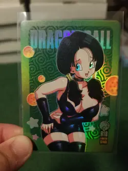RARE VIDEL DRAGON BALL R18 RAINBOW FOIL WAIFU ANIME CARD - Image 2