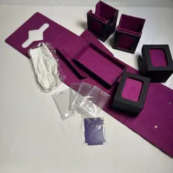 MTG Commander Deck Box - 4 Deck - Dividers - Black / Magenta - Image 4