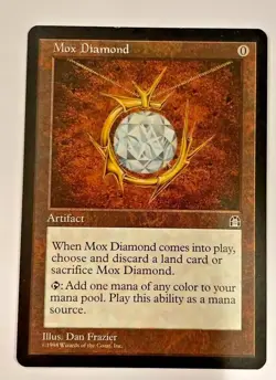 Mox Diamond NEVER PLAYED - MTG single NEAR MINT CONDITION 9.5 OR HIGHER - Image 1