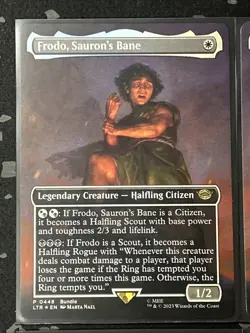 MTG LTR Lord of the Rings Mount Doom Scene Set the One Ring FOIL 448-451 - Image 2