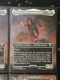 MTG LTR Lord of the Rings Mount Doom Scene Set the One Ring FOIL 448-451 - Image 3