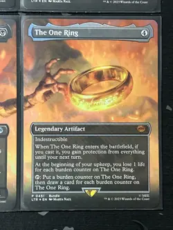 MTG LTR Lord of the Rings Mount Doom Scene Set the One Ring FOIL 448-451 - Image 5