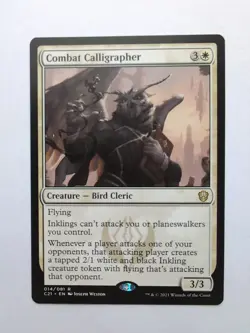 MTG Combat Calligrapher (C21) Commander 2021 Regular Rare 014/081 - Image 1