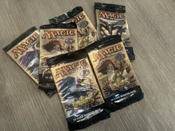 6X *Empty* Legions Magic the Gathering Booster Pack mtg wrapper Package Box - Image 1