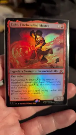 1x Zuko Firebending Master Foil NM Mythic Magic MTG TLA TLE Avatar x1 - Image 1