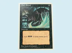 Dark Ritual, 4th Edition, Light Play, Magic the Gathering MTG - Image 1