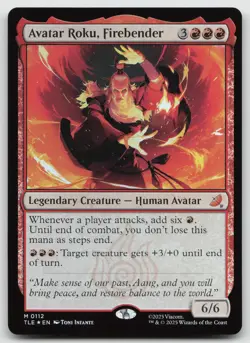 Avatar Roku, Firebender M Foil Avatar: The Last Airbender: Eternal-Legal 112 NM - Image 1