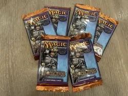 6X *Empty* Apocalypse Magic the Gathering Booster Pack mtg wrapper Package Box - Image 1