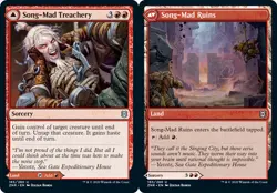 4x Song-Mad Treachery // Song-Mad Ruins NM-Mint, English Zendikar Rising MTG Mag - Image 1