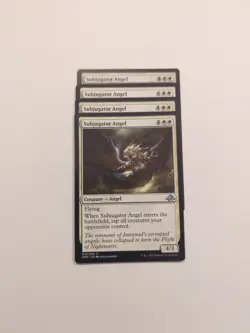 (4) Subjugator Angel *PLAYSET* Eldritch Moon Regular NM MTG - Image 1