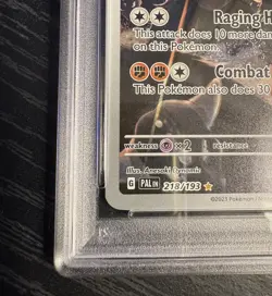 Pokemon Paldean Tauros Illustation Rare 218/193 (2023 Paldea Evolved) EN PSA 8 - Image 4