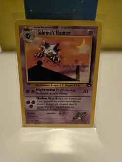 Sabrina's Haunter 55/132 Gym Challenge Non-Holo Pokemon Card TCG - Image 1