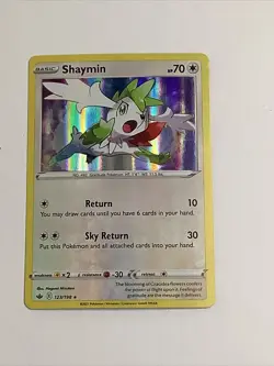 Pokemon : SWSH CHILLING REIGN SHAYMIN 123/198 RARE HOLO A-38 - Image 1