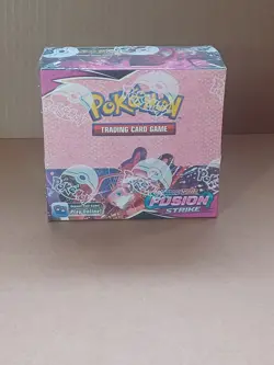 Pokemon Sword & Shield Fusion Strike Booster Box - Factory Sealed + Hard Case - Image 2
