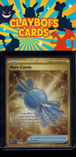 Rare Candy SV01: Scarlet & Violet Base Set 256/198 Pokemon Hyper Rare NM+ - Image 1