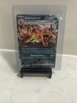 Pokemon TCG Charizard ex 54/91 Scarlet & Violet Paldean Fates Double Rare Terra! - Image 1