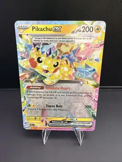 Pokemon Pikachu EX Surging Sparks 57/191 Double Rare Near Mint Or Better - Image 1