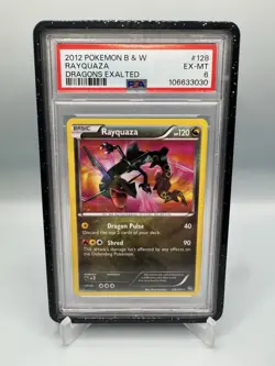 Pokemon 2012 Black and White Exalted Rayquaza #128 PSA 6 - Image 1