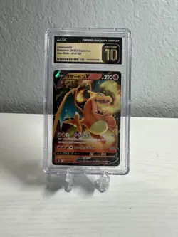 CGC 10 PRISTINE Japanese Pokemon 2022 Charizard V 014/100 Star Birth - S9 - Image 1