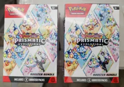Pokemon Prismatic Evolutions Booster Bundles! Lot Of 2 Sealed & Ships Fast! - Image 1