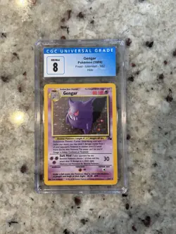 Gengar 5/62 Fossil Holo - Pokemon 1999 - CGC 8 Near Mint - Mint - Image 2