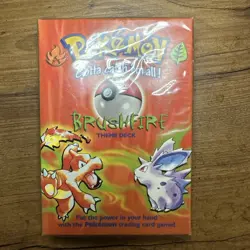 1999 Pokemon Brushfire Theme Deck Factory Sealed 742818060189 - Image 1