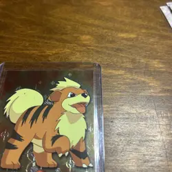 Pokemon Topps - TV Animation Edition - Growlithe #58 - FOIL - LP - Image 5