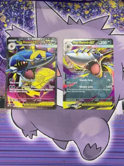 Pokemon TCG - Mega Sharpedo ex 061/094 & 113/094 Lot - Phantasmal Flames - Image 1