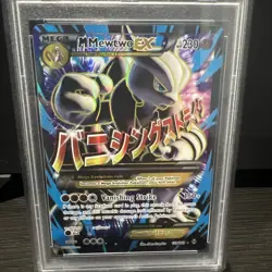 Pokemon M Mewtwo EX 159/162 Full Art 2015 XY Breakthrough GEM MINT PSA 10 MEGA - Image 2