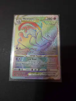Mewtwo VSTAR (Secret) 079/078 Pokemon GO Holo - Near Mint - Image 1