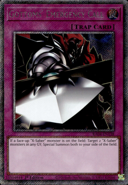 Gottoms' Emergency Call - Platinum Secret Rare 1st Ed. RA04-EN138 - NM - YuGiOh - Image 1