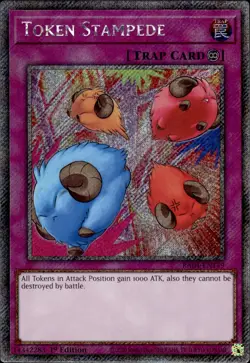 Token Stampede - Platinum Secret Rare 1st Edition RA04-EN149 - NM - YuGiOh - Image 1