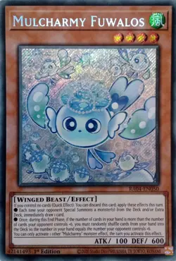 RA04-EN050 MULCHARMY FUWALOS SECRET RARE 1ST EDITION YuGiOh CARD - Image 1