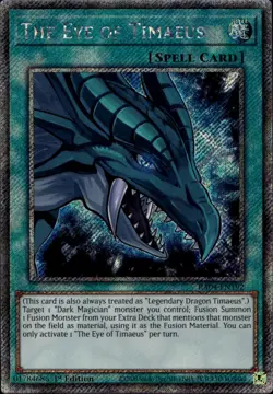 The Eye of Timaeus 1st Ed Platinum Secret RA04-EN192 Yu-Gi-Oh! - Image 1
