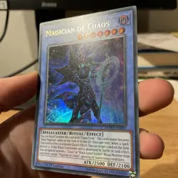 Yugioh card Magician Of Chaos DUPO-EN001 Ultra Rare 1st Edition - Image 2
