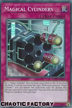 YUGIOH MP22-EN226 Magical Cylinders Super Rare 1st Edition NM - Image 1