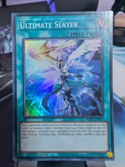 YuGiOh! Ultimate Slayer RA02-EN070 Super Rare 1st Ed - Image 1
