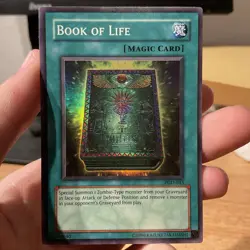 Yugioh Book of Life PGD-033 Super Rare Unl Original Print VLP-NM - Image 1