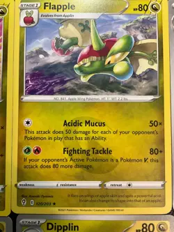 x16 Flapple Appletun Dipplin Applin pokemon cards mixed Lot Cute V Rare - Image 4