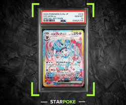 PSA 10 Gem Mint Sylveon ex 212/187 sv8a Terastal Festival Japanese Pokemon Card - Image 1