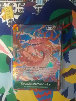 One Piece Card Game Kouzuki Momonosuke Best Selection Vol. 4 Alt Art OP10-028 NM - Image 1