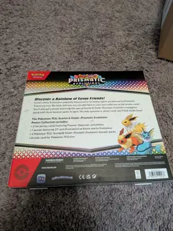 Pokemon TCG: Scarlet & Violet Prismatic Evolutions Poster Box Sealed Cards - Image 2